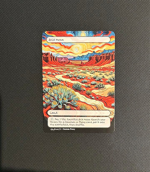 EDH Fetch Land Set - Altered Art Custom MTG Proxys - Van Gogh Style - All 10!